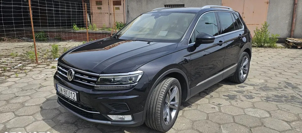 dolnośląskie Volkswagen Tiguan cena 92250 przebieg: 216875, rok produkcji 2016 z Łódź